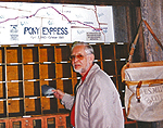 While on a trip to Mount Rushmore, Northern Indiana Unified Area Local Retiree Bruce Bourdon stopped in Spearfish, SD, and posed near a Pony Express exhibit at the Western Heritage Center. “Being a postal clerk retiree with 42 years active service,” he said, “I just couldn’t resist sorting one more letter.”