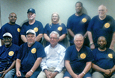 The union's Negotiation Team crafted the tentative agreement that truck drivers and mechanics working for Pat Salmon & Sons voted to ratify Sept. 10. 