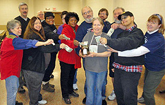 Local 120 members in Akron OH were eager to give to COPA! 