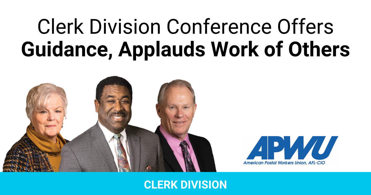 Clerk Division Conference provides guidance and praises the work of others