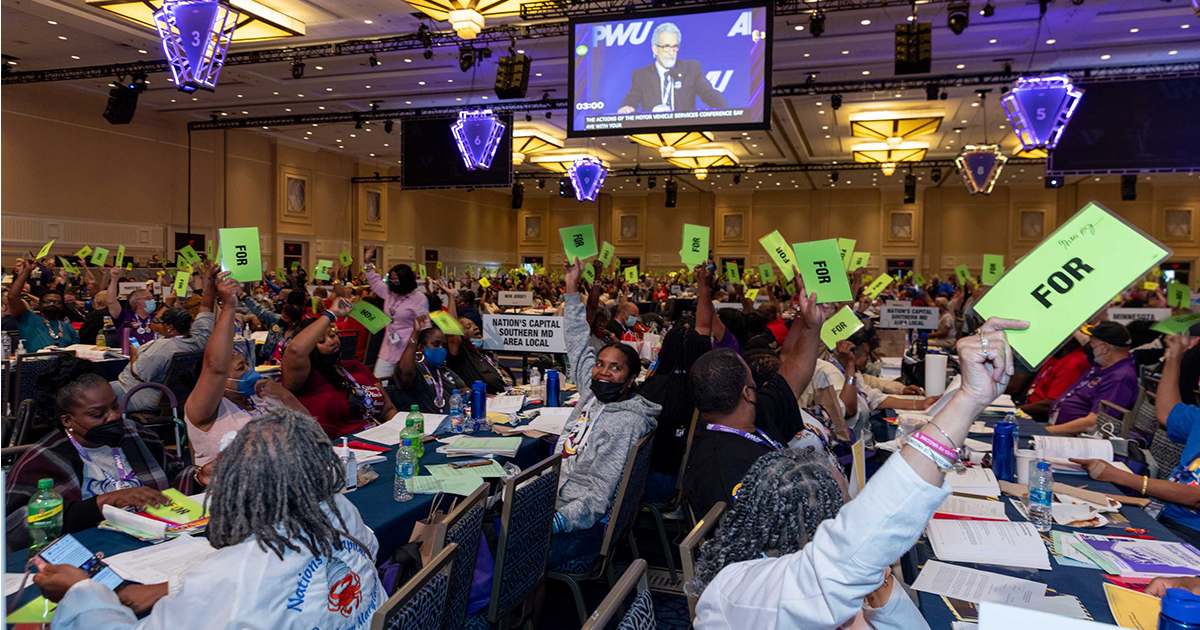 APWU Convention, Day 4 Completing Resolutions, Union History and