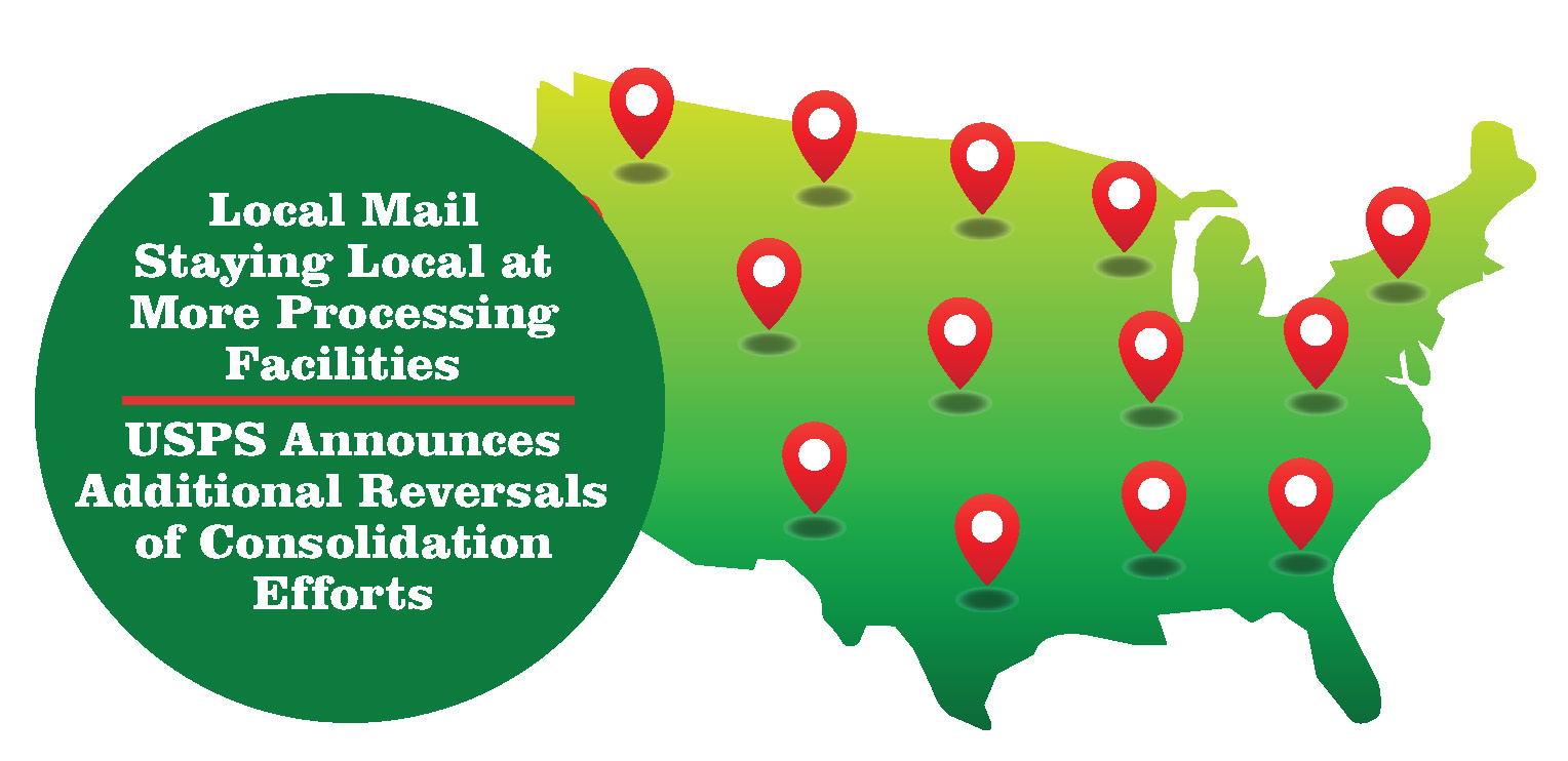 U.S. Map with various pinpoints  