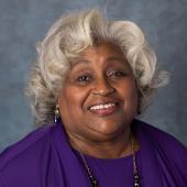 Headshot of APWU Retirees Dept. Director Nancy Olumekor