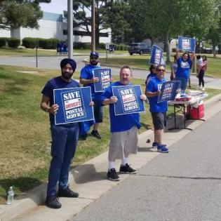 Bakersfield Area Local members rally on Tax Day