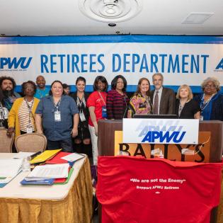 The Portland Area "City of Roses" Retirees Chapter receives its charter