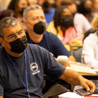 Delegates attend pre-convention workshops