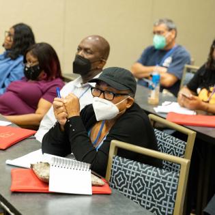 Delegates attend pre-convention workshops