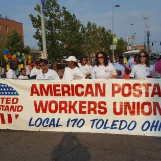 Local 170 at rally in Toledo